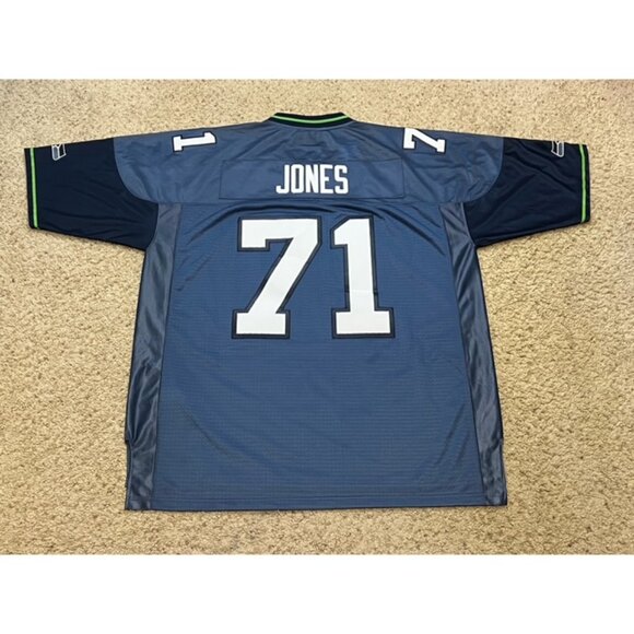 Walter Jones 2008 Seahawks Mitchell & Ness Replica Collection Jersey Size 52 XXL - Picture 2 of 12